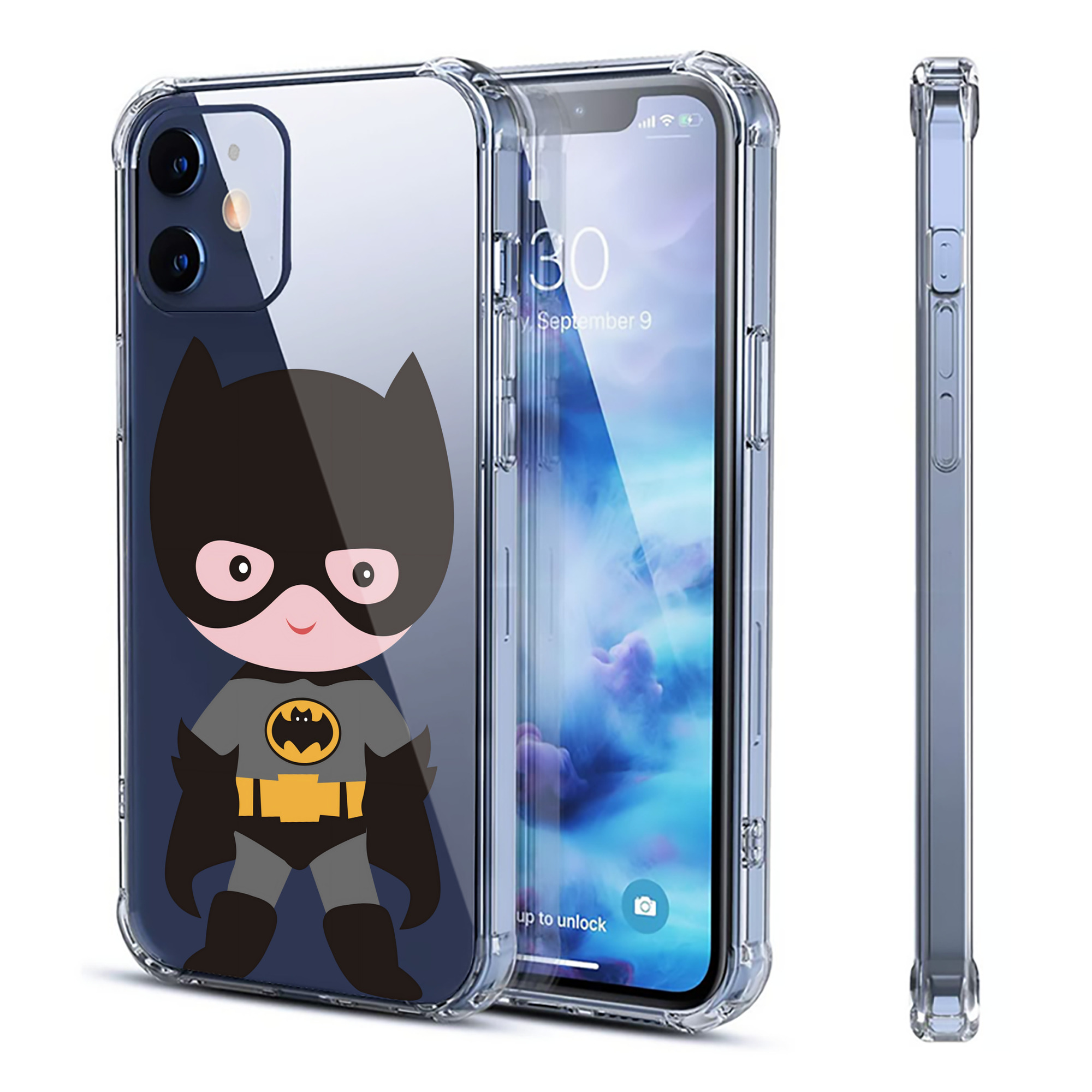 （画像用） アベンジャーズ The Avengers 【iPhone 12シリーズ対応】透明スマホケース（クリアソフトケース）
